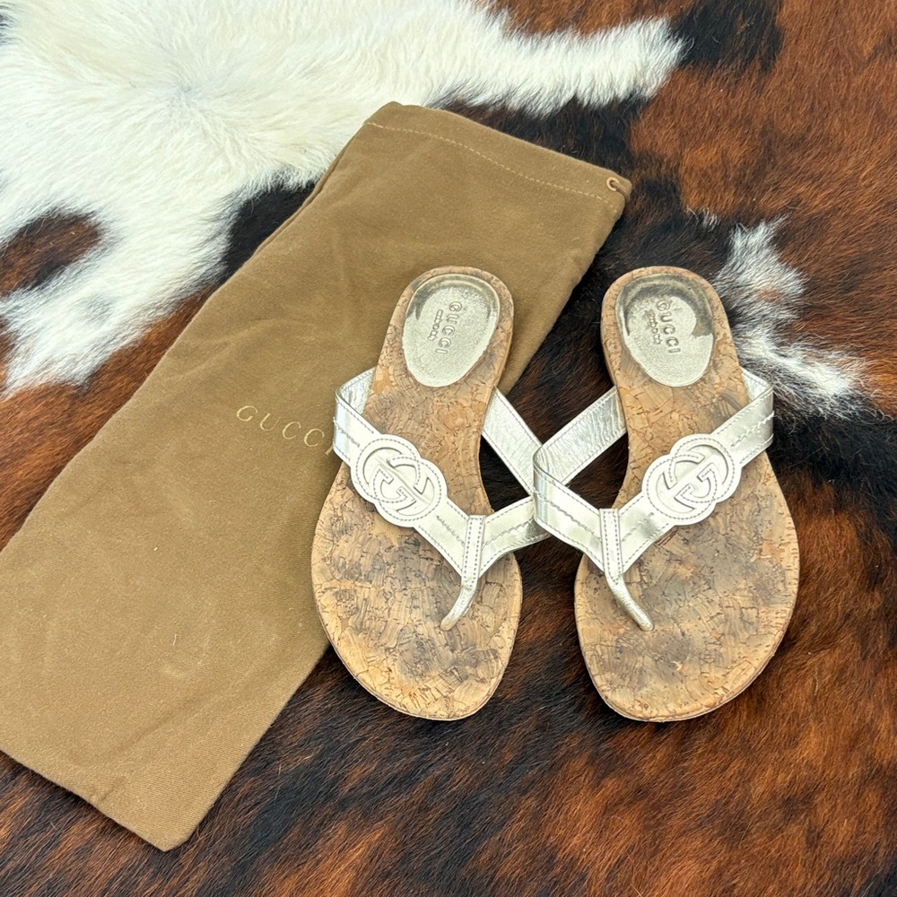 Gucci Women's Silver Sandals